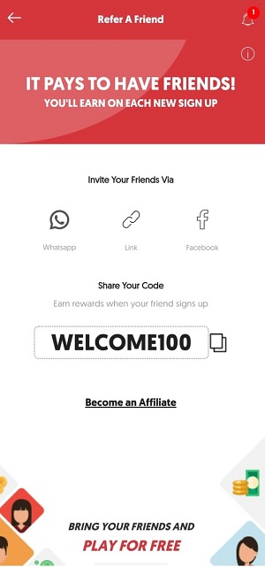 Level Up 11 Referral Code