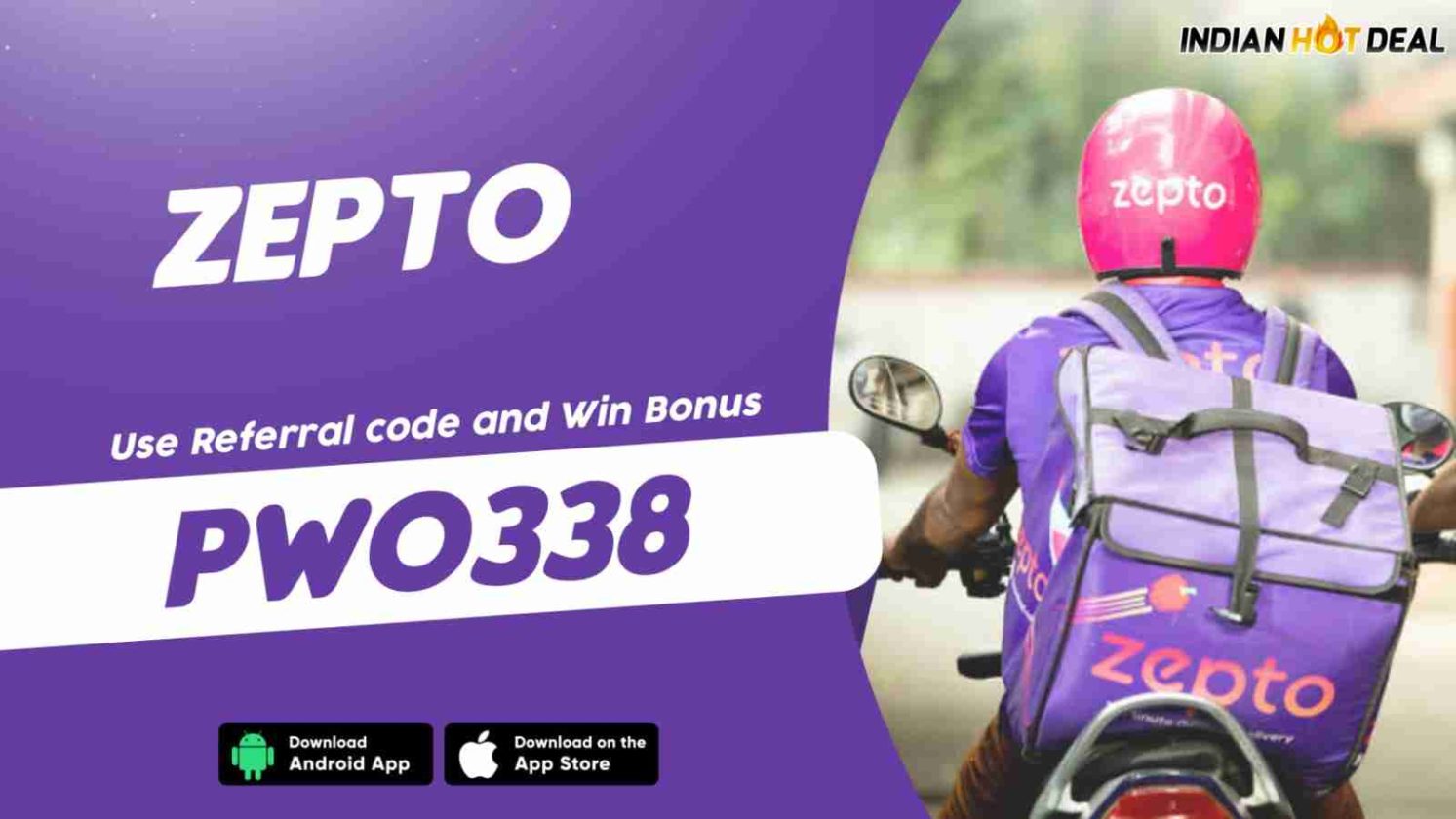 Zepto Referral Code 2024 Get 25 OFF On Your First Order