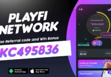 PlayFi Network App Referral Code