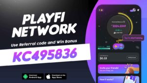 PlayFi Network App Referral Code
