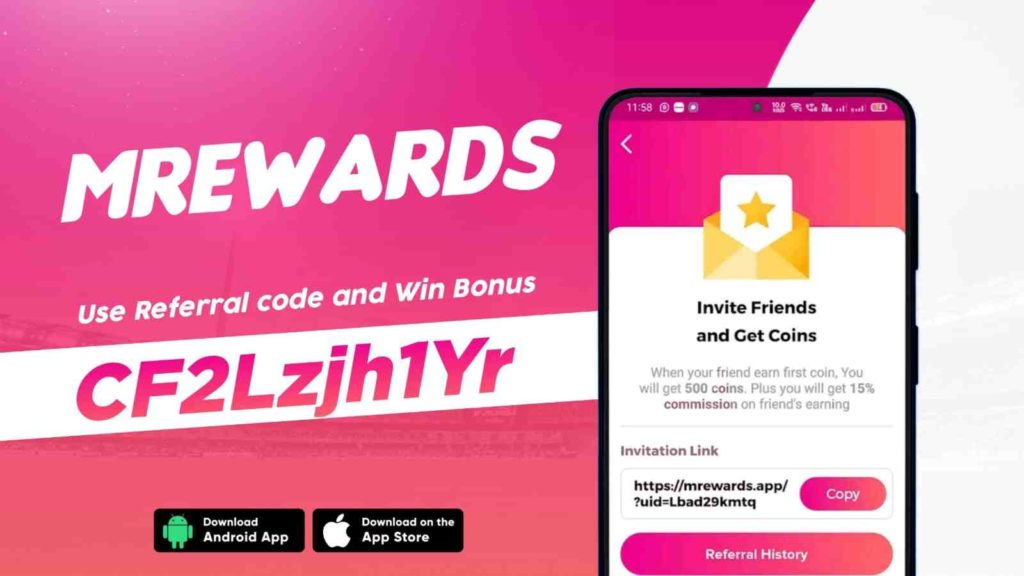 mRewards Referral Code