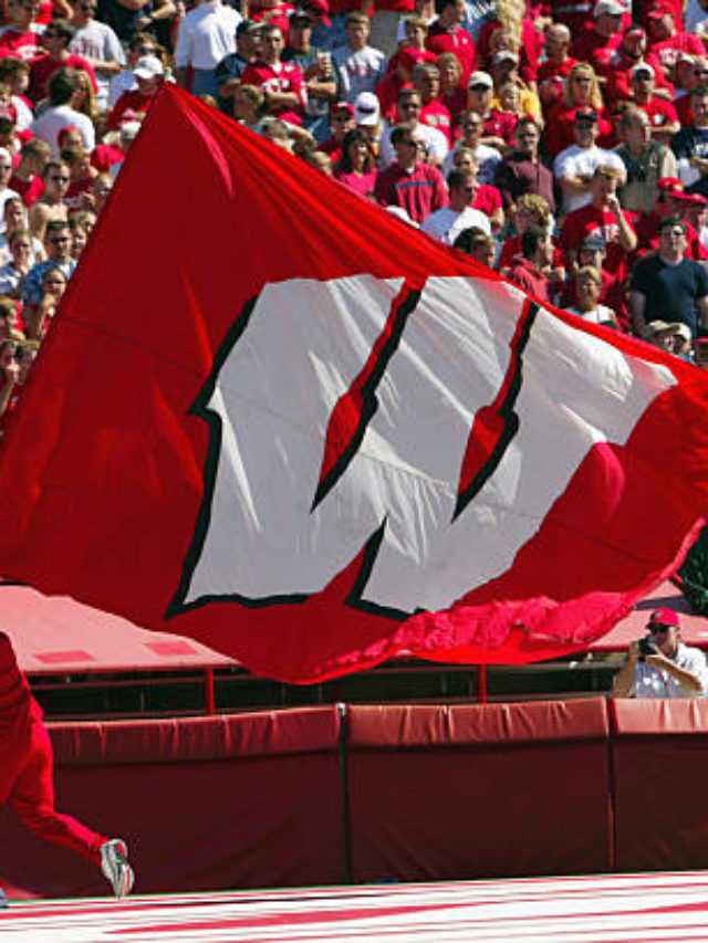 Wisconsin Football-  Program represents the University of Wisconsin