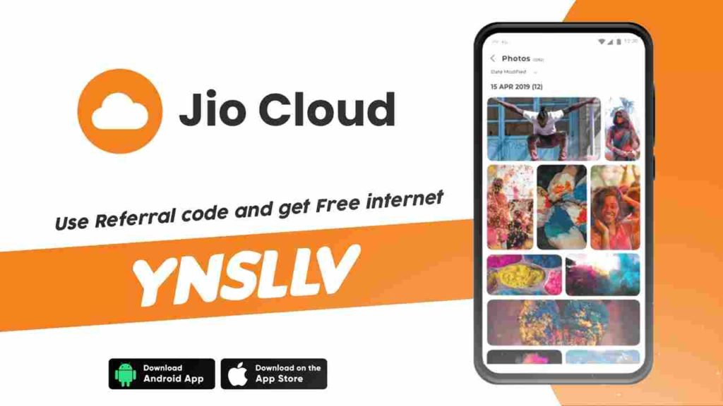 Jio Cloud Referral Code