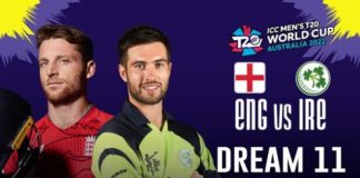 ENG vs IRE Dream11 Team Prediction 19th Match T20 WC 2022 (100% Winning Team)