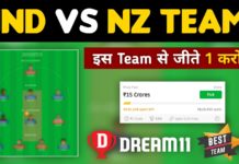 IND vs NZ Dream11 Team Prediction 1st T20I 2023 (100% Winning Team)