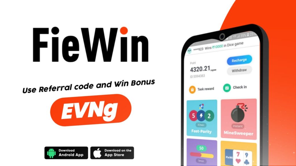 Fiewin App Refer & Earn