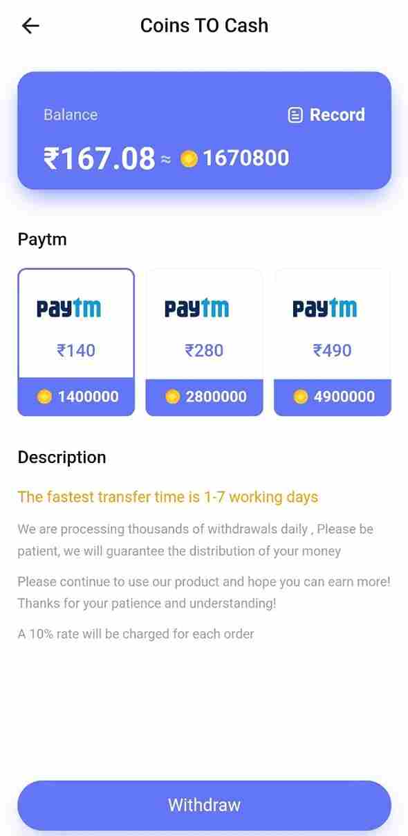 Pluto App Invite Code 47032055 Get ₹150 Paytm Cash Daily