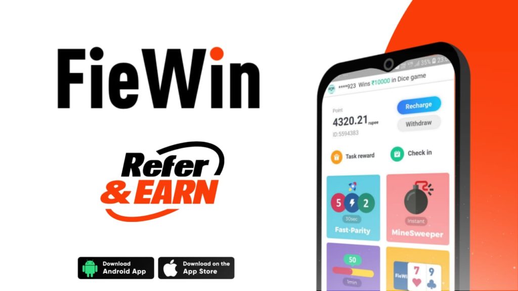 Fiewin App Refer & Earn