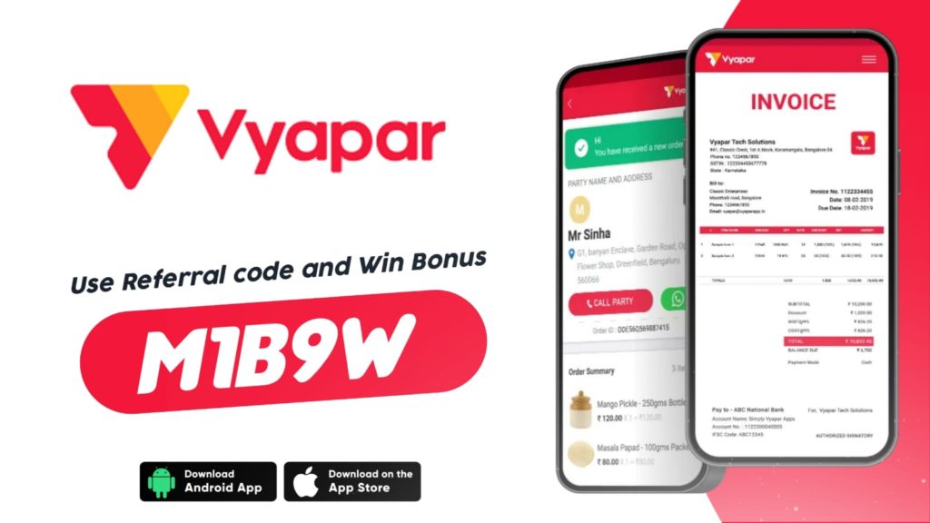 Vyapar Referral Code