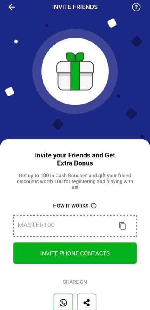 MyMaster11 Referral Code