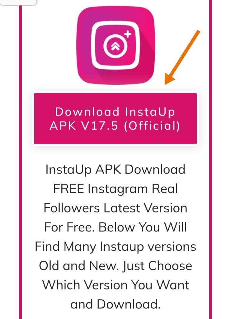 InstaUp Apk Download 