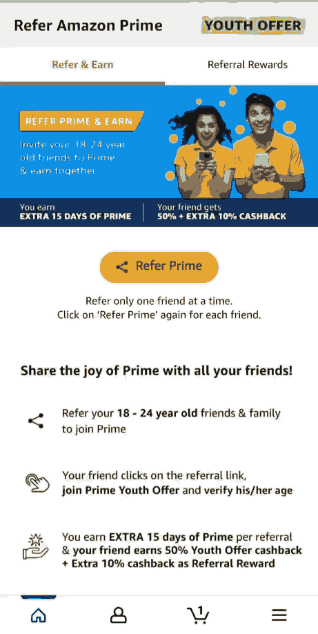 Amazon Prime Referral Code 