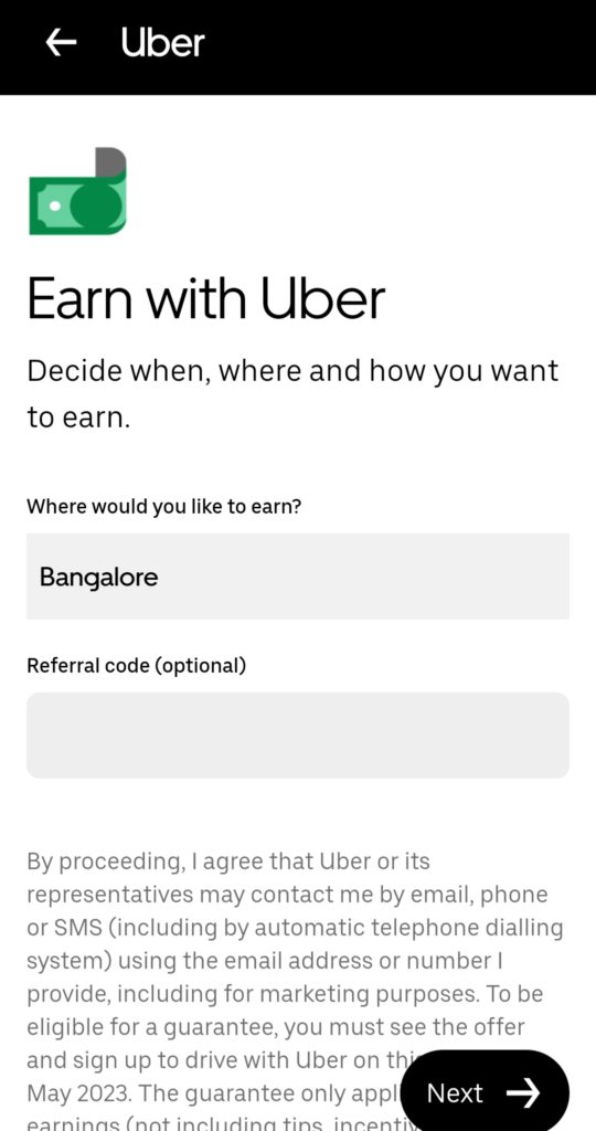 Uber Referral Code Get 50 Offer Up to Rs.100 on First Ride