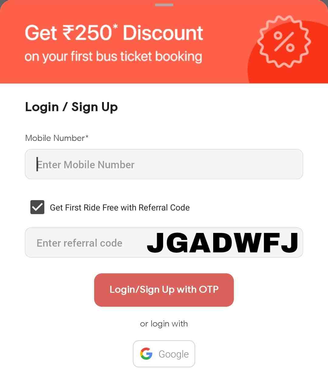 Abhibus Referral Code: Get Rs 100 FREE Ride on Sign up Abhibus Referral Code: Get Rs 100 FREE Ride on Sign up