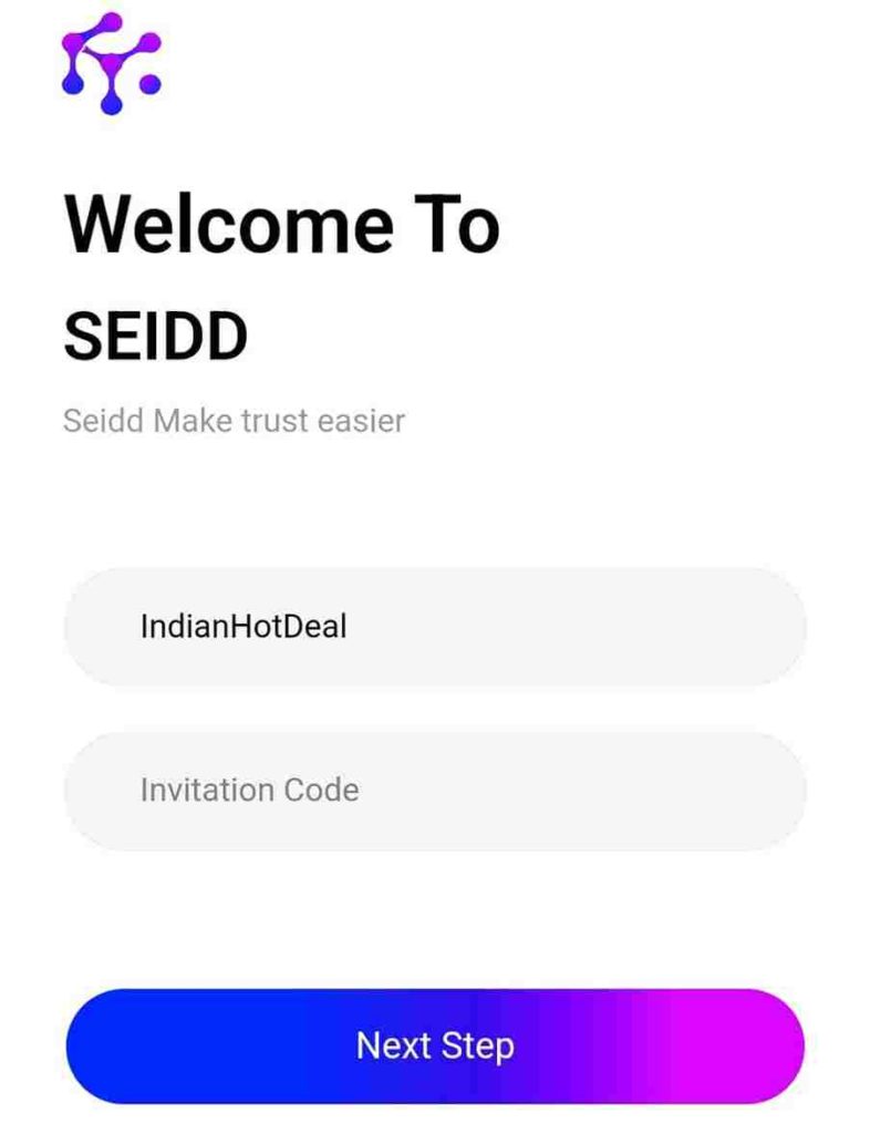 SEIDD Mining Invitation Code