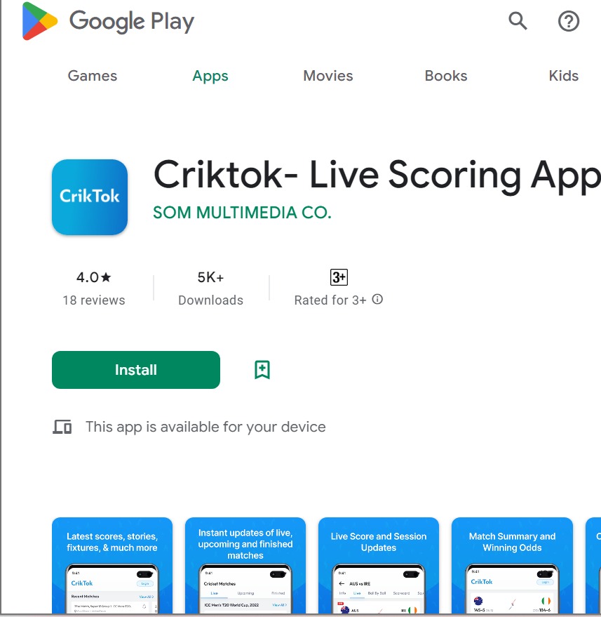 Criktok App Review