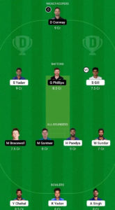 NZ vs IND Dream11 Team For Small League