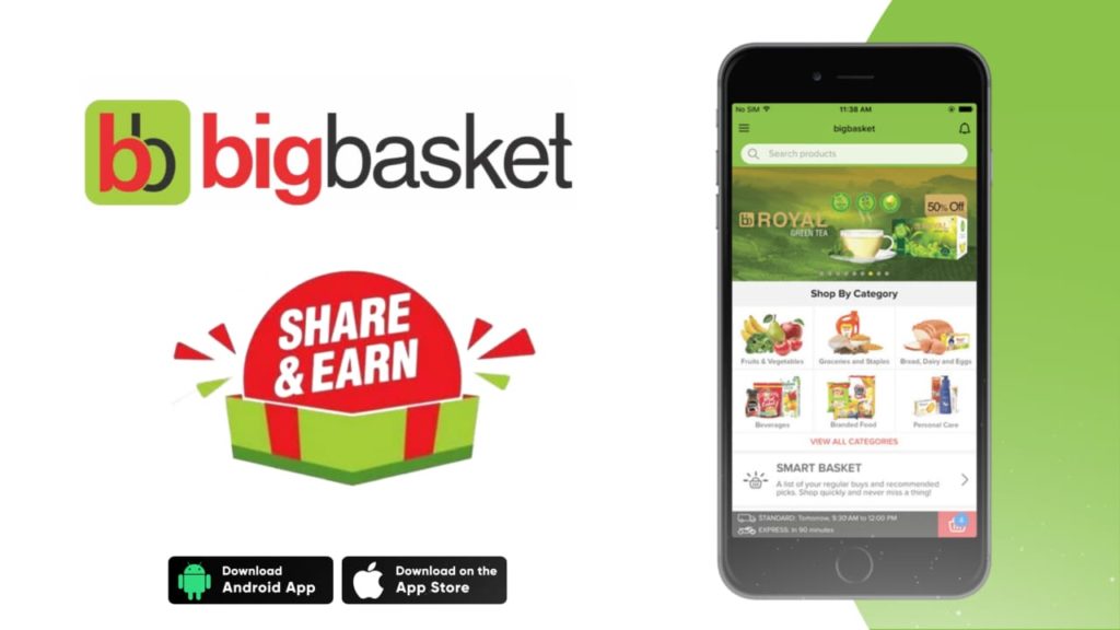 Bigbasket Share And Earn