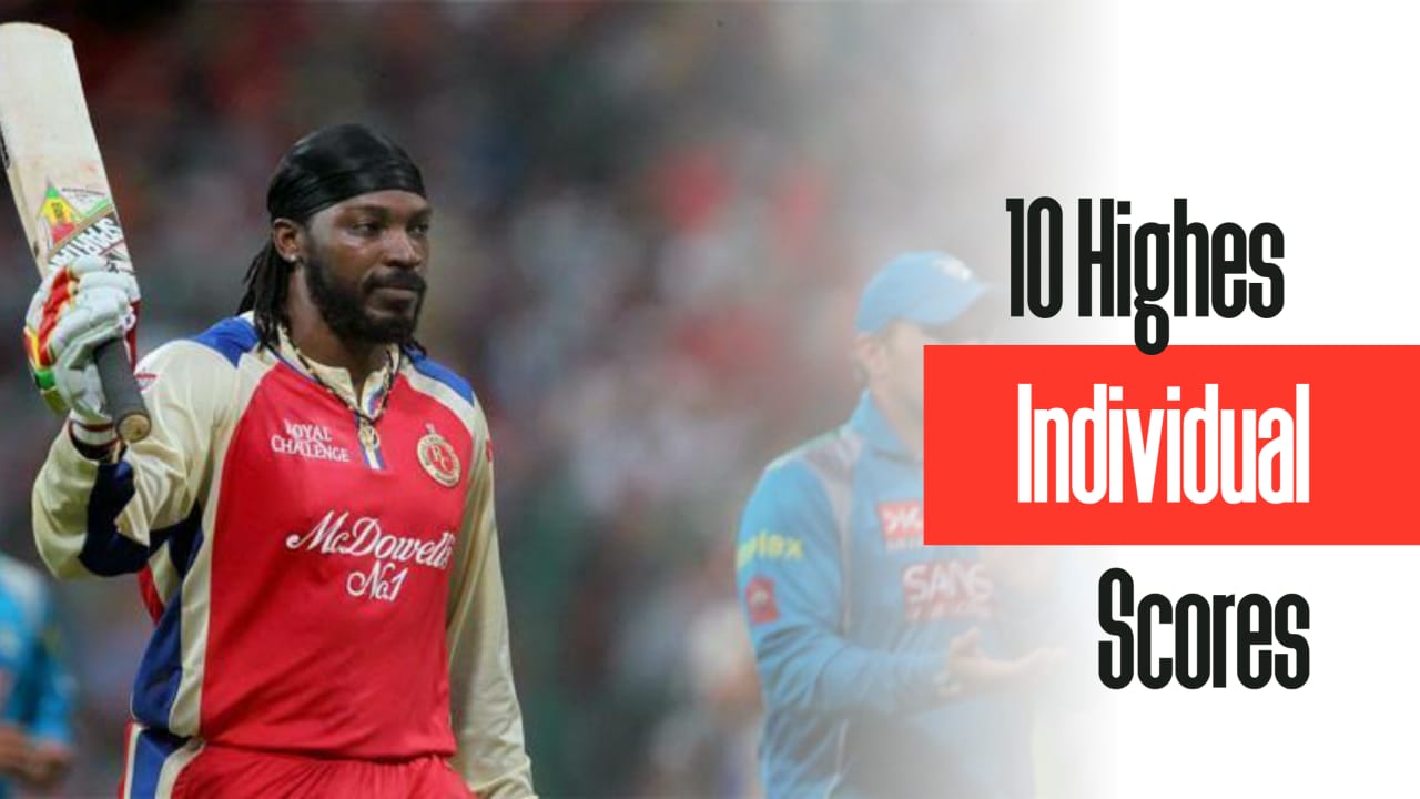 Top 10 Highest Individual Score in IPL History