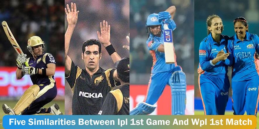 Five Similarities Between IPL 1st Game And WPL 1st Match