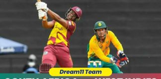 SA vs WI Dream11 Team Prediction 3rd T20 Match 2023 (100% Winning Team)