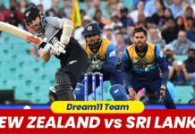 NZ vs SL Dream11 Team Prediction 2nd ODI Match 2023 (100% Winning Team)