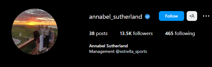 Annabel Sutherland Biography