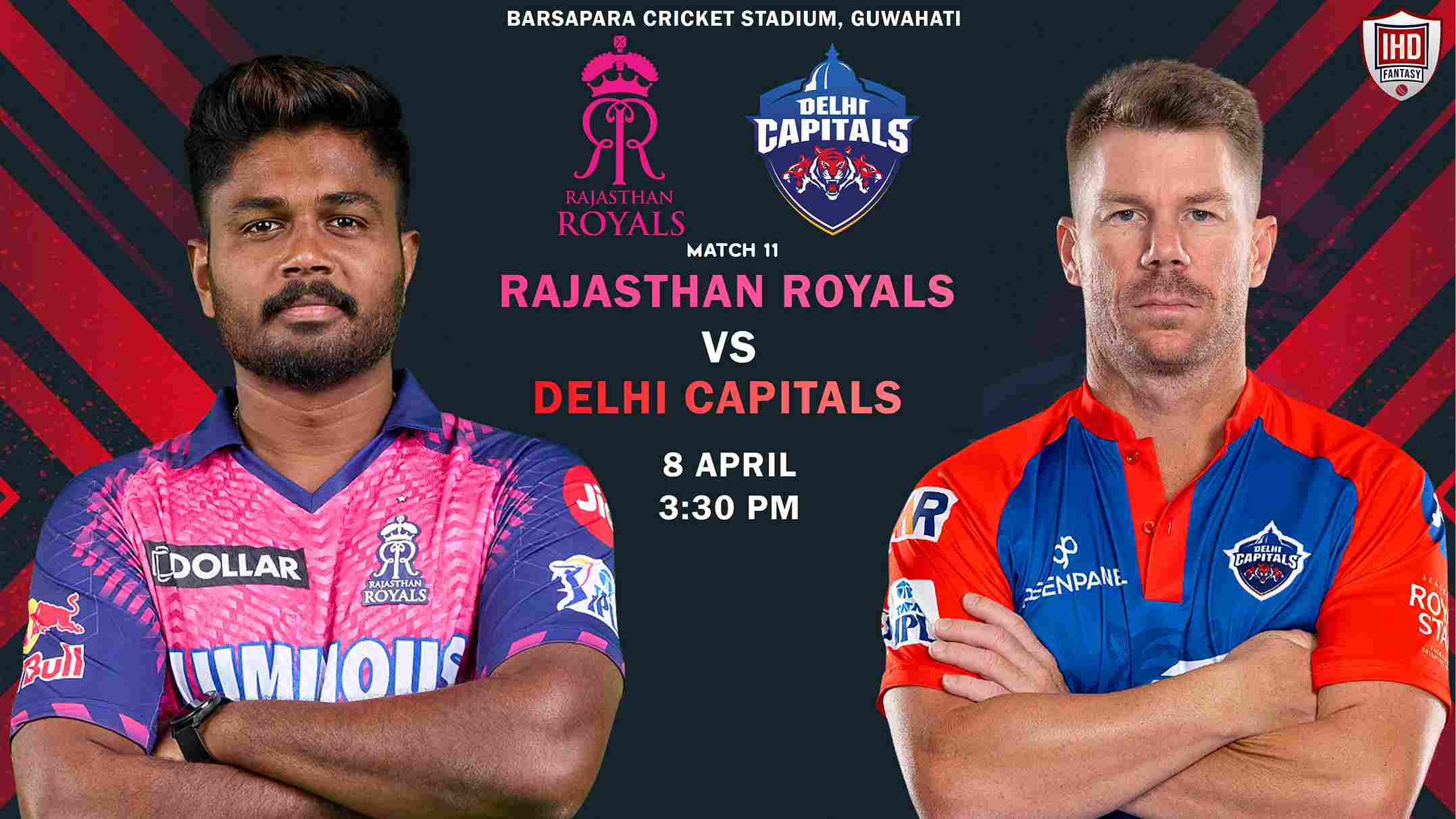 RR vs DC Dream11 Team Prediction, Score, Stats Rajasthan vs Delhi