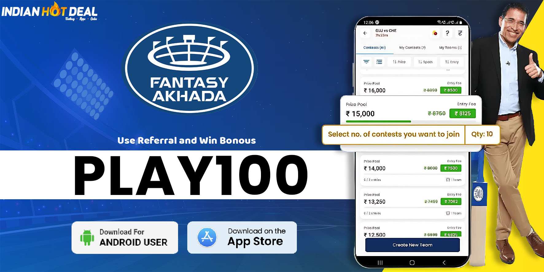 Fantasy Akhada Referral Code 