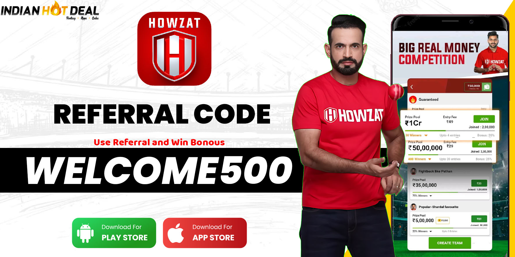 Howzat Referral Code