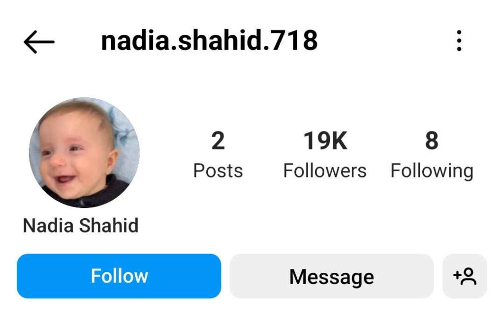 Nadia Afridi Instagram