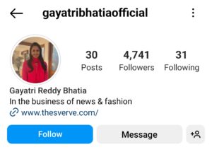 Gayatri Reddy Biography