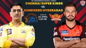 CHE vs SRH Dream11