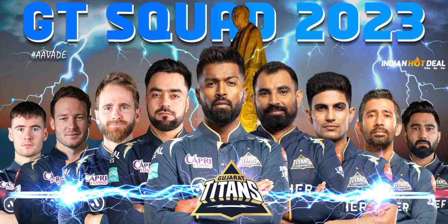 GT Team 2023 Players List: Gujrat Titans Squad Players List IPL