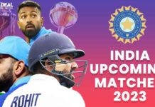 India Upcoming Matches 2023