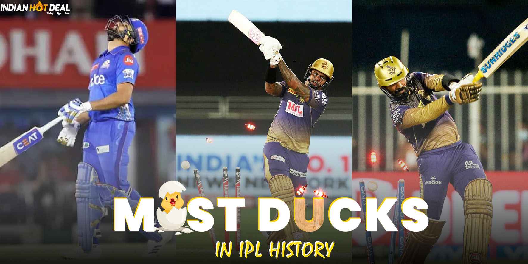 Most Ducks in IPL 2023 | Most Golden Ducks in IPL 2023