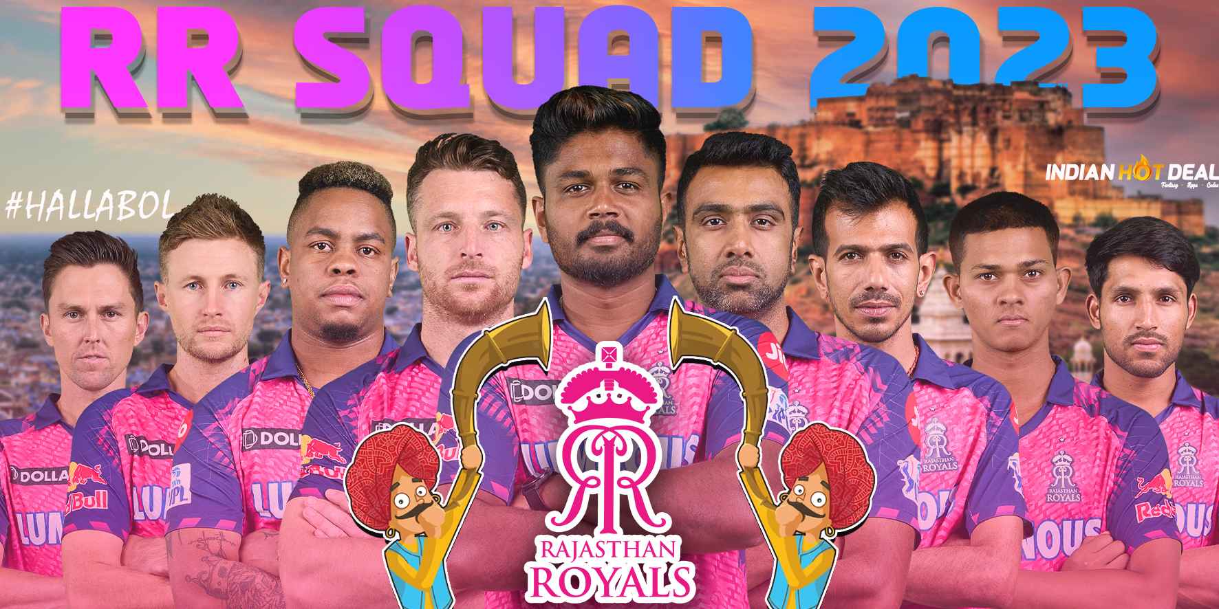 RR Team 2023 Players List Rajasthan Royals Players List 2023