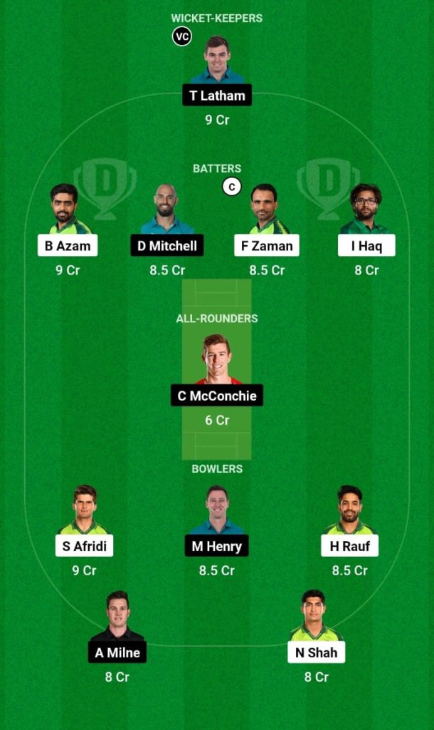 PAK vs NZ Dream11 Team Grand League