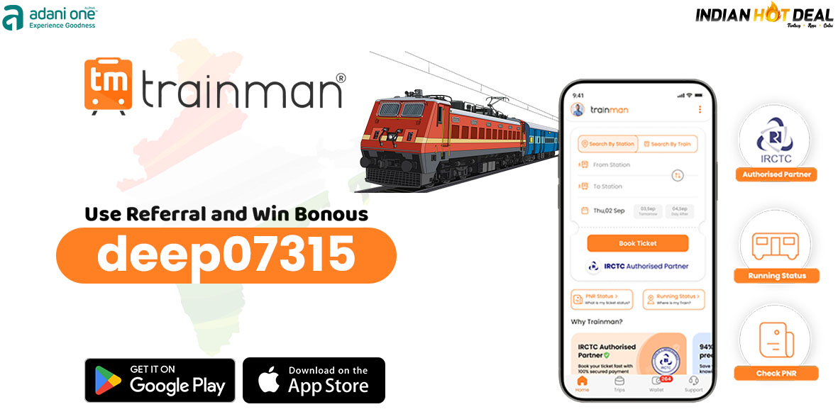 Trainman Referral Code