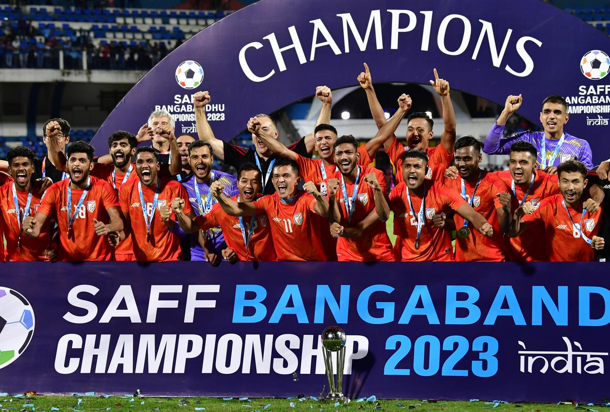 India Lifts SAFF Championship Title For The 9th Time Beats Kuwait