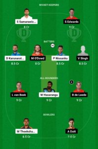 NED vs SL Dream11 Team Small League