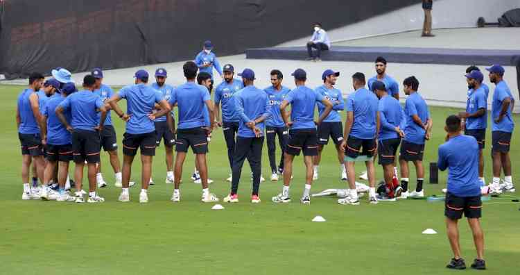 Indian Team Takes Part in Special Fielding Drill Ahead Of First Test against West Indies