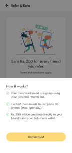 Sid's Farm Referral Code