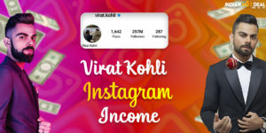 Virat Kohli Instagram Income