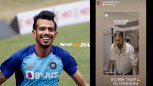 Yuzvendra Chahal Supporting Elvish Yadav In BIG Boss OTT S02