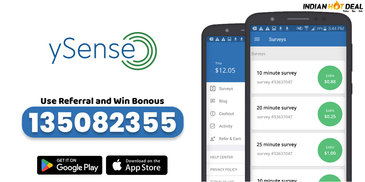 ySense Refer And Earn