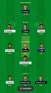 BAN vs AFG Dream11 Team Grand League