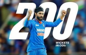 Ravindra Jadeja Reaches 200 ODI Wickets, Joins Elite Indian Bowling Club