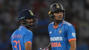 Century partnership between Shubman Gill and Ruturaj Gaikwad