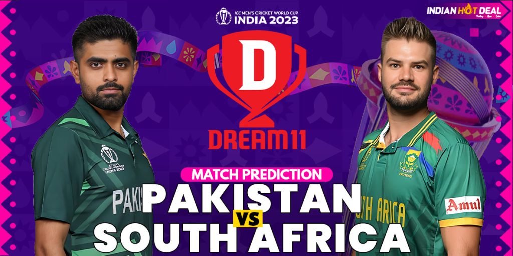 PAK vs SA Dream11 Team Prediction 26th Match ODI WC 2023 (100% Winning Team)